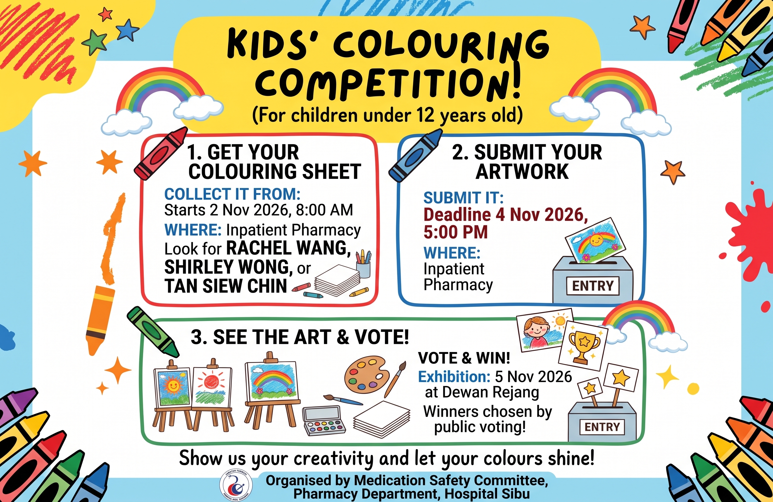 Children Colouring Contest poster