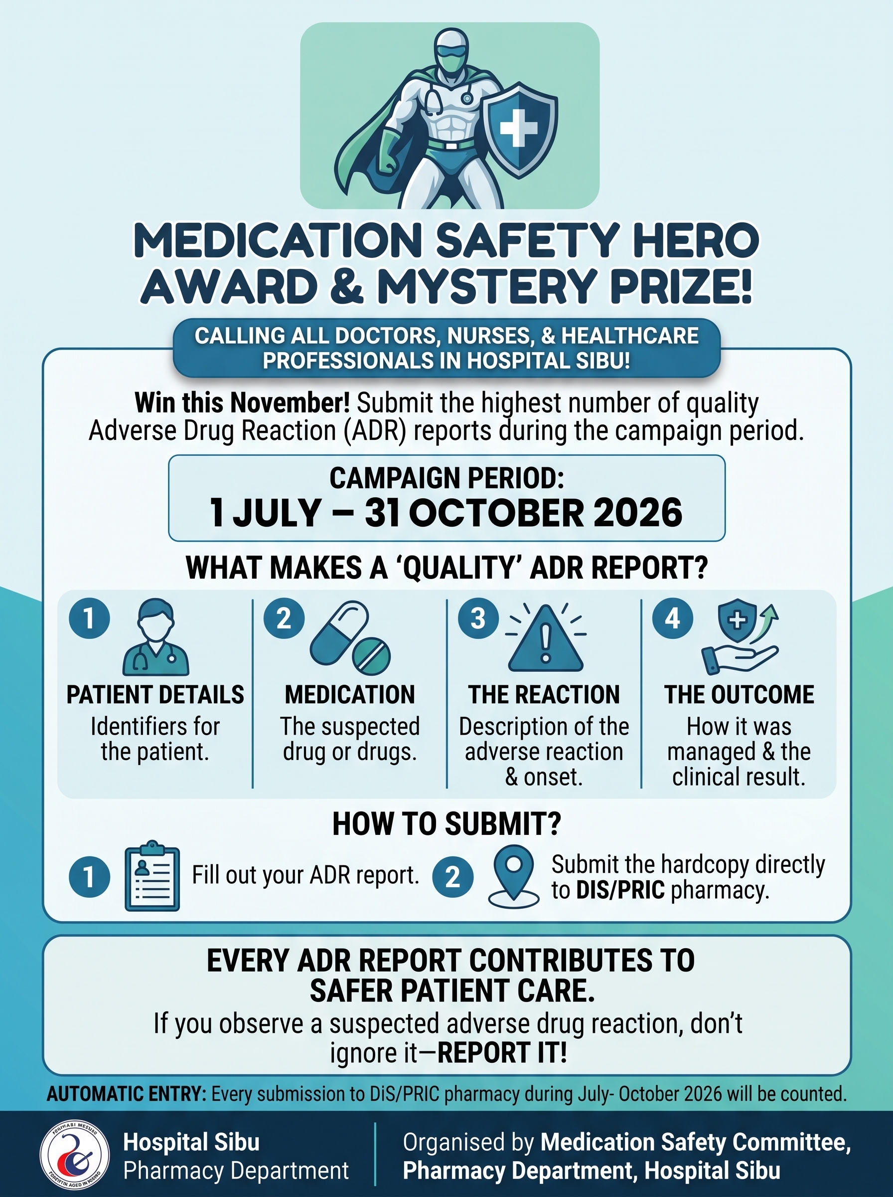 Medication Safety Hero Campaign poster